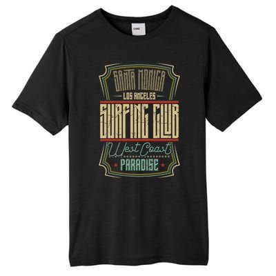 Santa Monica Los Angeles Surfing Club Tall Fusion ChromaSoft Performance T-Shirt