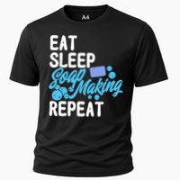 Soap Making Lovers Eat Sleep Soap Maker Gift Cooling Performance Crew T-Shirt