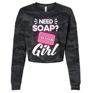 Soap Making Lovers I'm Your Soap Maker Cool Gift Cropped Pullover Crew