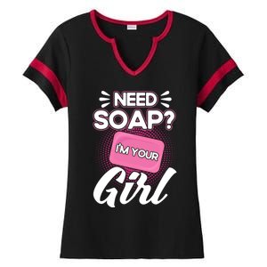 Soap Making Lovers I'm Your Soap Maker Cool Gift Ladies Halftime Notch Neck Tee