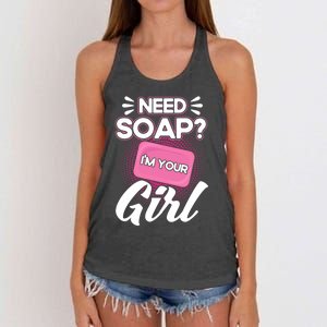 Soap Making Lovers I'm Your Soap Maker Cool Gift Women's Knotted Racerback Tank