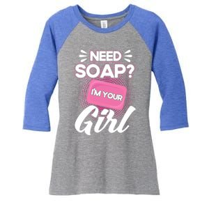 Soap Making Lovers I'm Your Soap Maker Cool Gift Women's Tri-Blend 3/4-Sleeve Raglan Shirt