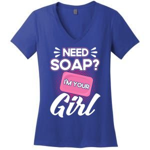 Soap Making Lovers I'm Your Soap Maker Cool Gift Women's V-Neck T-Shirt