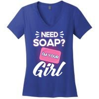 Soap Making Lovers I'm Your Soap Maker Cool Gift Women's V-Neck T-Shirt