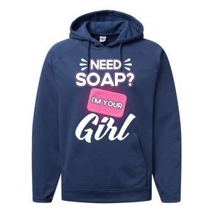 Soap Making Lovers I'm Your Soap Maker Cool Gift Performance Fleece Hoodie