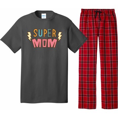 Super Mom Lighting Bolt Gift Pajama Set