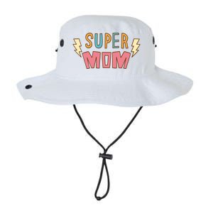 Super Mom Lighting Bolt Gift Legacy Cool Fit Booney Bucket Hat