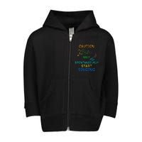 Singing Music Lover Caution May Start Singing Toddler Zip Fleece Hoodie