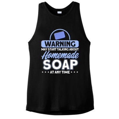 Soap Making Lovers Homemade Soap Maker Gift Ladies PosiCharge Tri-Blend Wicking Tank