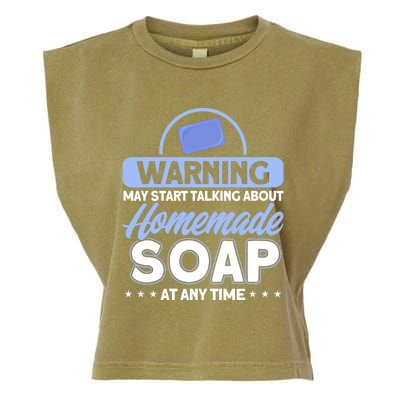 Soap Making Lovers Homemade Soap Maker Gift Garment-Dyed Women's Muscle Tee