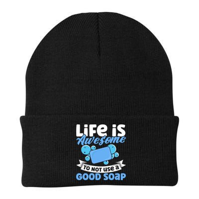 Soap Making Lovers Life Is Awesome Good Soap Maker Gift Beanie