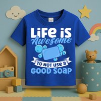 Soap Making Lovers Life Is Awesome Good Soap Maker Gift Toddler T-Shirt