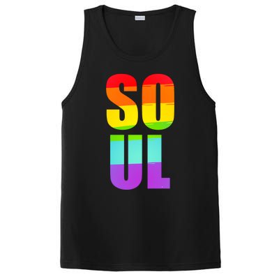 Soul Mate Lgbtq Pride Matching Gay Lesbian Couple Rainbow Gift PosiCharge Competitor Tank