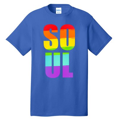 Soul Mate Lgbtq Pride Matching Gay Lesbian Couple Rainbow Gift Tall T-Shirt