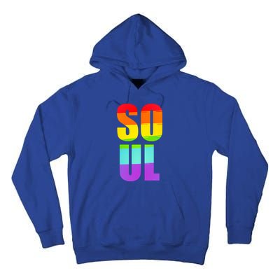 Soul Mate Lgbtq Pride Matching Gay Lesbian Couple Rainbow Gift Tall Hoodie