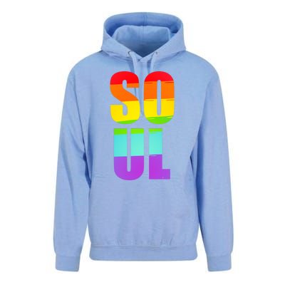 Soul Mate Lgbtq Pride Matching Gay Lesbian Couple Rainbow Gift Unisex Surf Hoodie