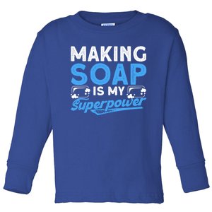 Soap Making Lovers Soap Maker Gift Toddler Long Sleeve Shirt