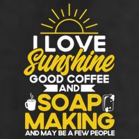 Soap Making Lovers Sunshine Good Coffee Soap Maker Cute Gift Adult Drive Performance Visor