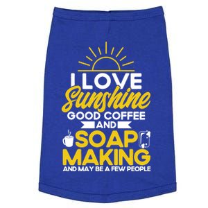 Soap Making Lovers Sunshine Good Coffee Soap Maker Cute Gift Doggie Tank