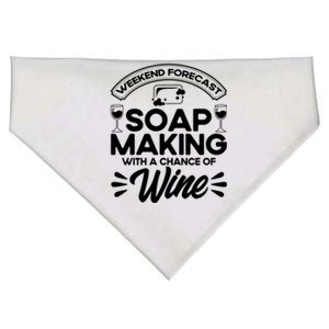 Soap Making Lovers Weekend Forecast Soap Maker Gift USA-Made Doggie Bandana