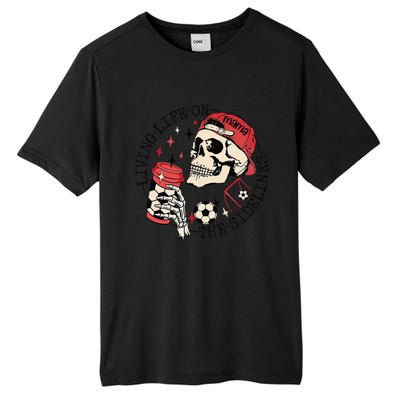 Soccer Mama Living Life On The Sidelines Skeleton Coffee Tall Fusion ChromaSoft Performance T-Shirt