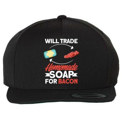 Soap Making Lovers Will Trade Bacon Homemade Soap Maker Gift Wool Snapback Cap