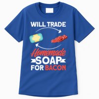 Soap Making Lovers Will Trade Bacon Homemade Soap Maker Gift Tall T-Shirt