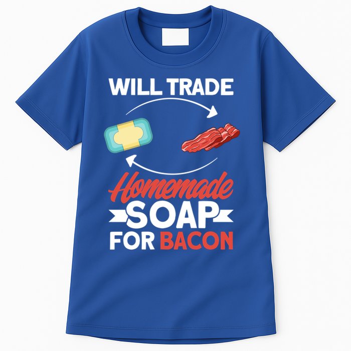 Soap Making Lovers Will Trade Bacon Homemade Soap Maker Gift Tall T-Shirt