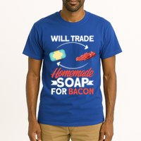 Soap Making Lovers Will Trade Bacon Homemade Soap Maker Gift Tall T-Shirt