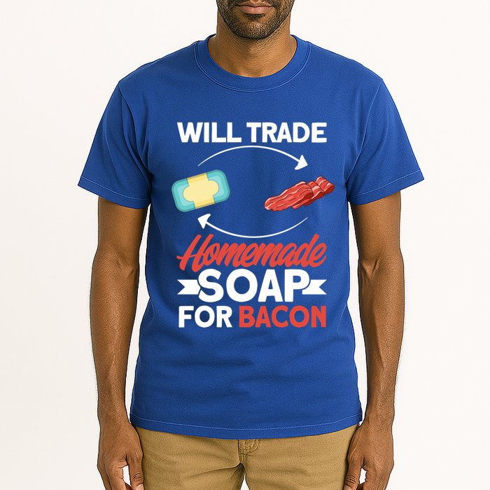 Soap Making Lovers Will Trade Bacon Homemade Soap Maker Gift Tall T-Shirt