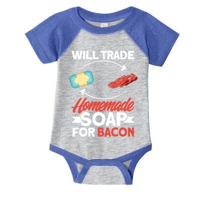 Soap Making Lovers Will Trade Bacon Homemade Soap Maker Gift Infant Baby Jersey Bodysuit