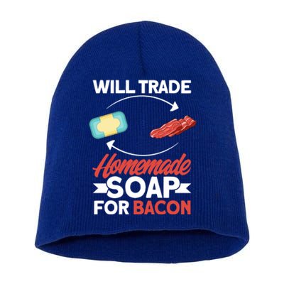 Soap Making Lovers Will Trade Bacon Homemade Soap Maker Gift Short Acrylic Beanie