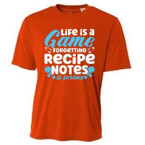 Soap Making Lovers Life Is A Game Recipe Notes Soap Maker Funny Gift Cooling Performance Crew T-Shirt