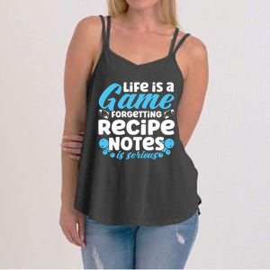 Soap Making Lovers Life Is A Game Recipe Notes Soap Maker Funny Gift Women's Strappy Tank