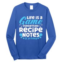 Soap Making Lovers Life Is A Game Recipe Notes Soap Maker Funny Gift Long Sleeve Shirt