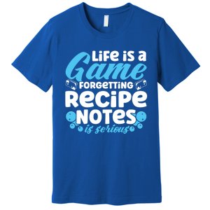 Soap Making Lovers Life Is A Game Recipe Notes Soap Maker Funny Gift Premium T-Shirt