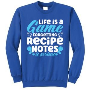 Soap Making Lovers Life Is A Game Recipe Notes Soap Maker Funny Gift Tall Sweatshirt