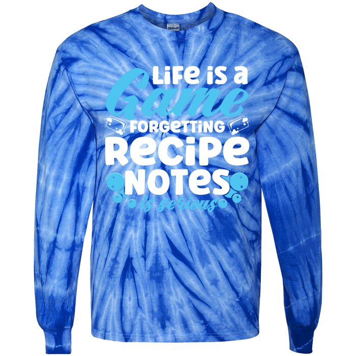 Soap Making Lovers Life Is A Game Recipe Notes Soap Maker Funny Gift Tie-Dye Long Sleeve Shirt