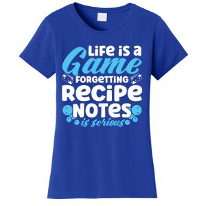 Soap Making Lovers Life Is A Game Recipe Notes Soap Maker Funny Gift Women's T-Shirt