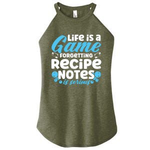 Soap Making Lovers Life Is A Game Recipe Notes Soap Maker Funny Gift Women's Perfect Tri Rocker Tank