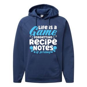 Soap Making Lovers Life Is A Game Recipe Notes Soap Maker Funny Gift Performance Fleece Hoodie