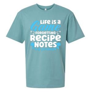 Soap Making Lovers Life Is A Game Recipe Notes Soap Maker Funny Gift Sueded Cloud Jersey T-Shirt