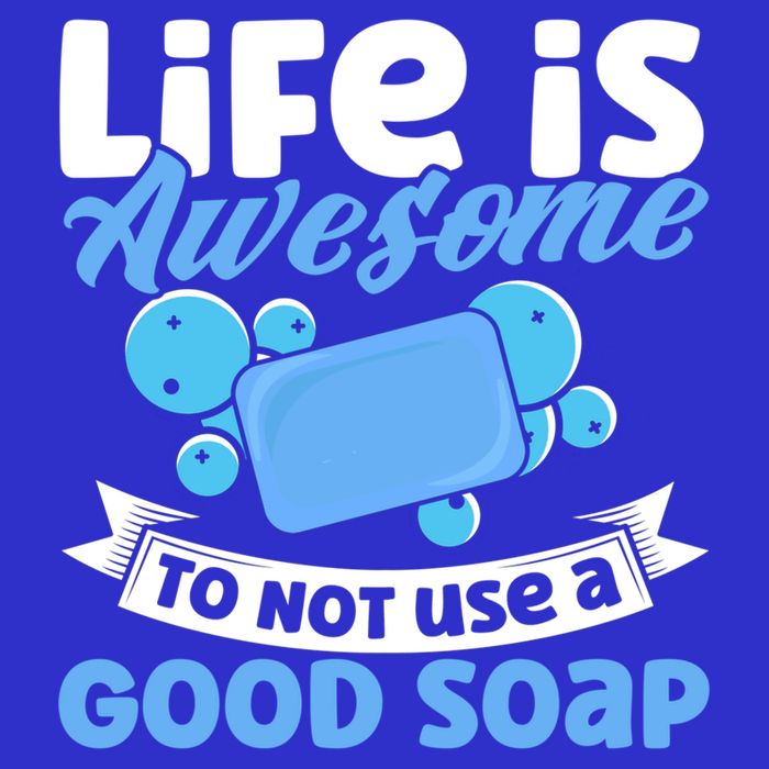 Soap Making Lovers Life Is Awesome Good Soap Maker Cool Gift 16 in Basic Backpack