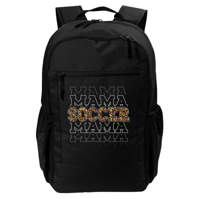 Soccer Mama Leopard Print Boho Daily Commute Backpack