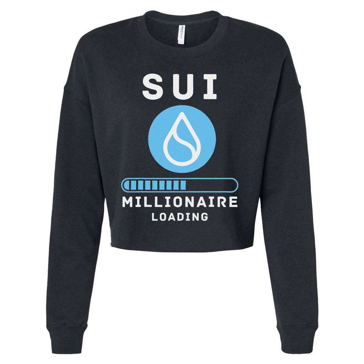 Sui Millionaire Loading Cropped Pullover Crew