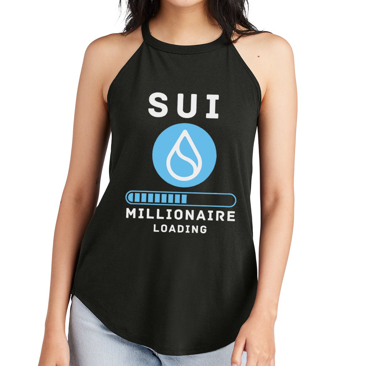 Sui Millionaire Loading Women's Perfect Tri Rocker Tank