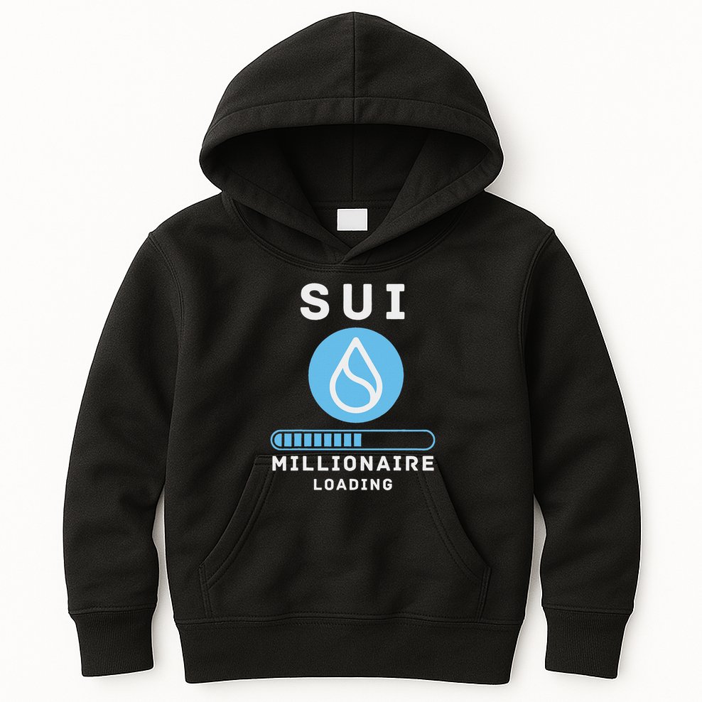Sui Millionaire Loading Kids Hoodie