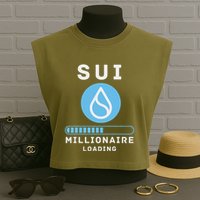 Sui Millionaire Loading Garment-Dyed Women's Muscle Tee