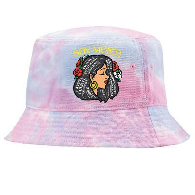 Soy Mujer Latin Woman Cinco De Mayo Mexican Tie-Dyed Bucket Hat