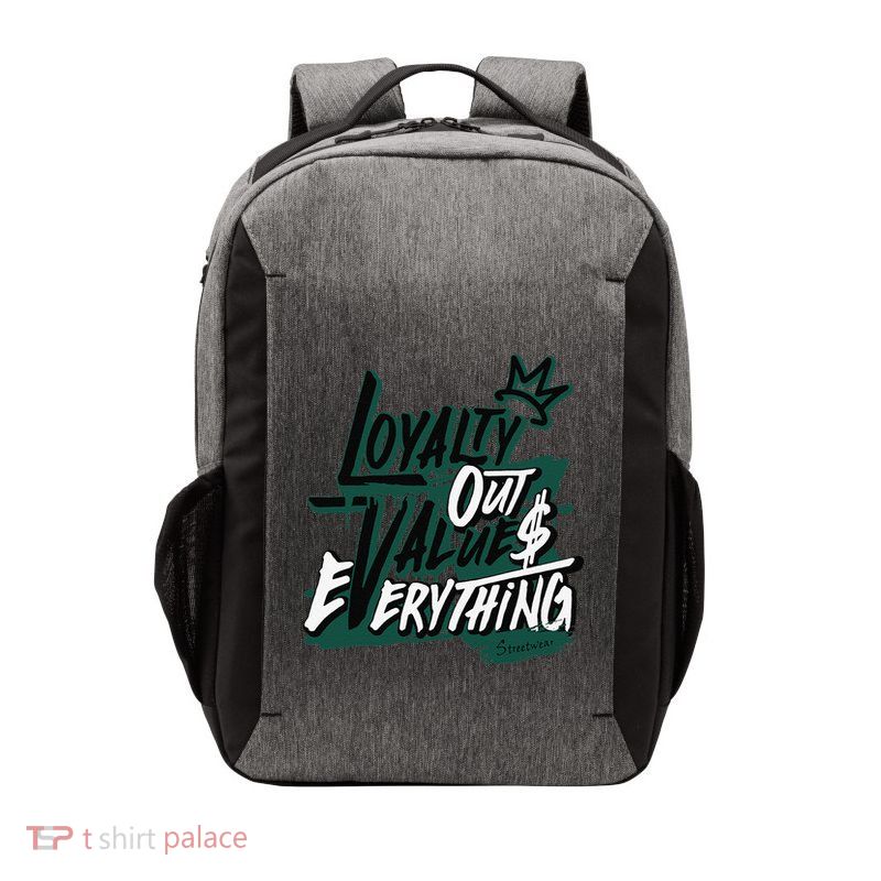 Streetwear Money Loser Lover Matching Oxidized Green 4s Vector Backpack